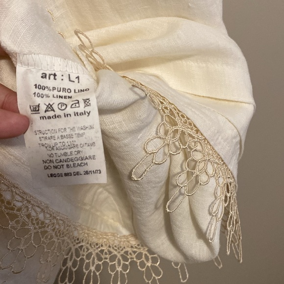 Leoni Al Sole Positanerie Linen Dress. Made in Italy. - Picture 7 of 7